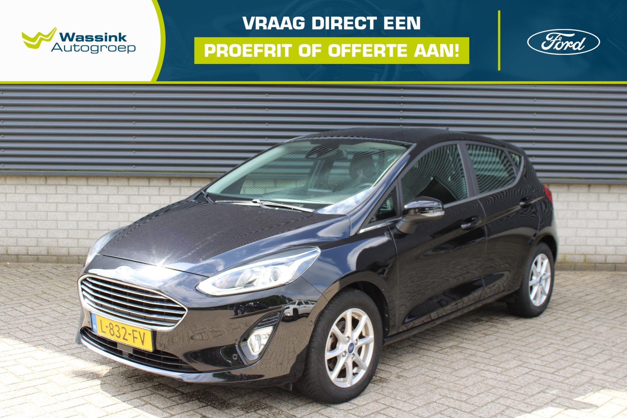 Ford Fiesta 1.0 EcoBoost Titanium X | Adaptieve Cruise Contr, Voorwielaandrijving, Stof, Gebruikt, Euro 6