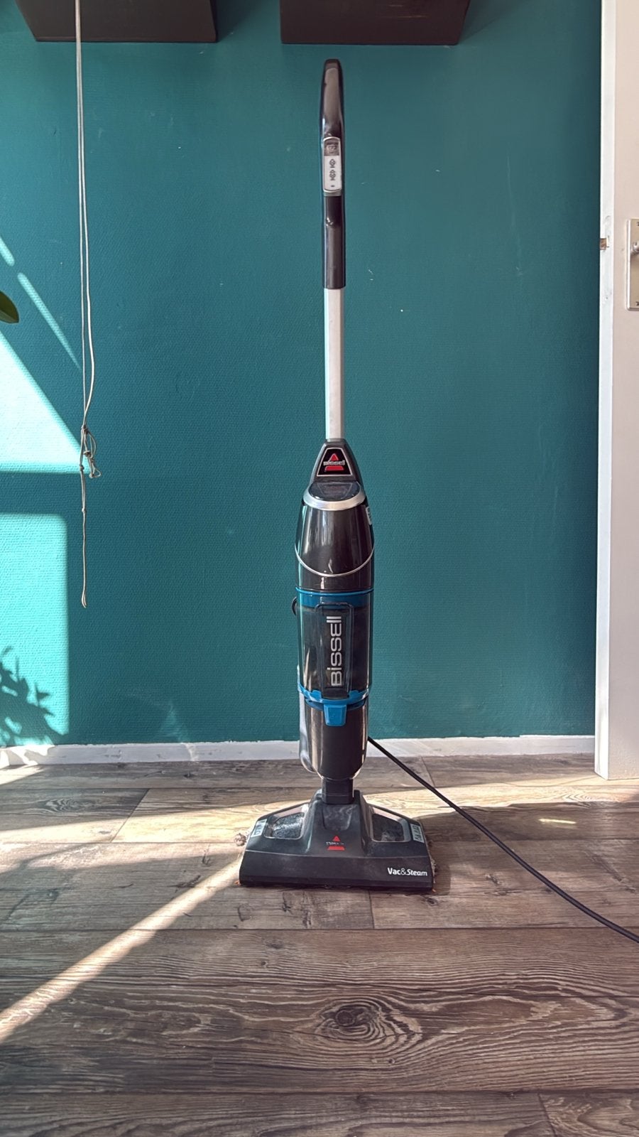 Bissell Vacum&Steam - 2-in-1 Stoomreiniger en Stofzuiger, Overige merken, Zo goed als nieuw, Geschikt voor harde vloeren, Reservoir