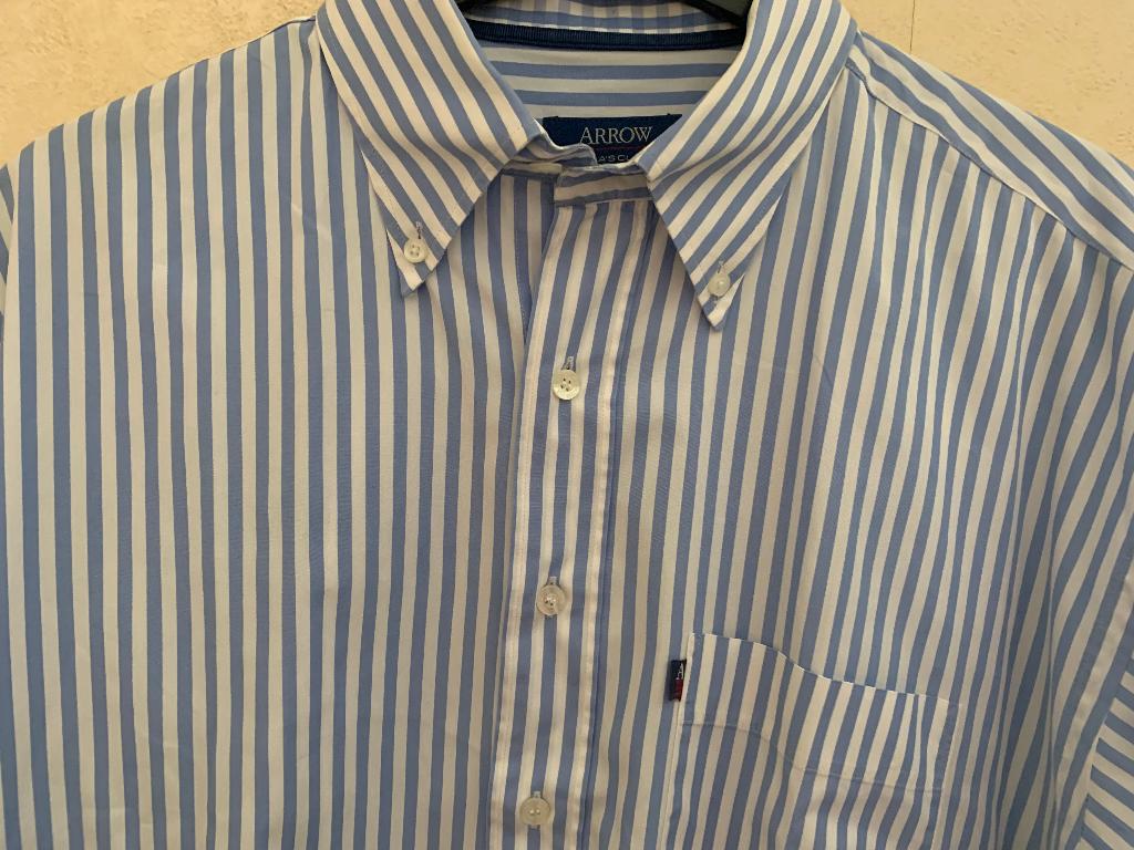 Overhemd  ARROW XXL  z.g.a.n., Ophalen of Verzenden, Zo goed als nieuw, Blauw, Overige halswijdtes