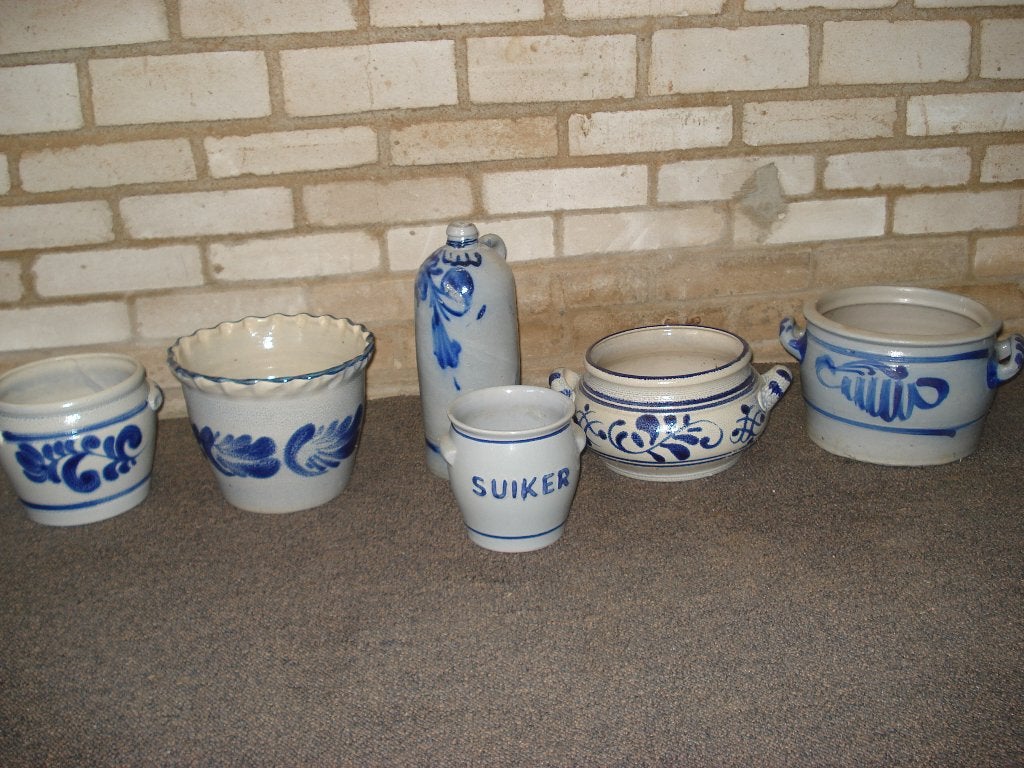 6 x   Keuls aardewerk  , Bloempotten kan etc etc, Verzenden