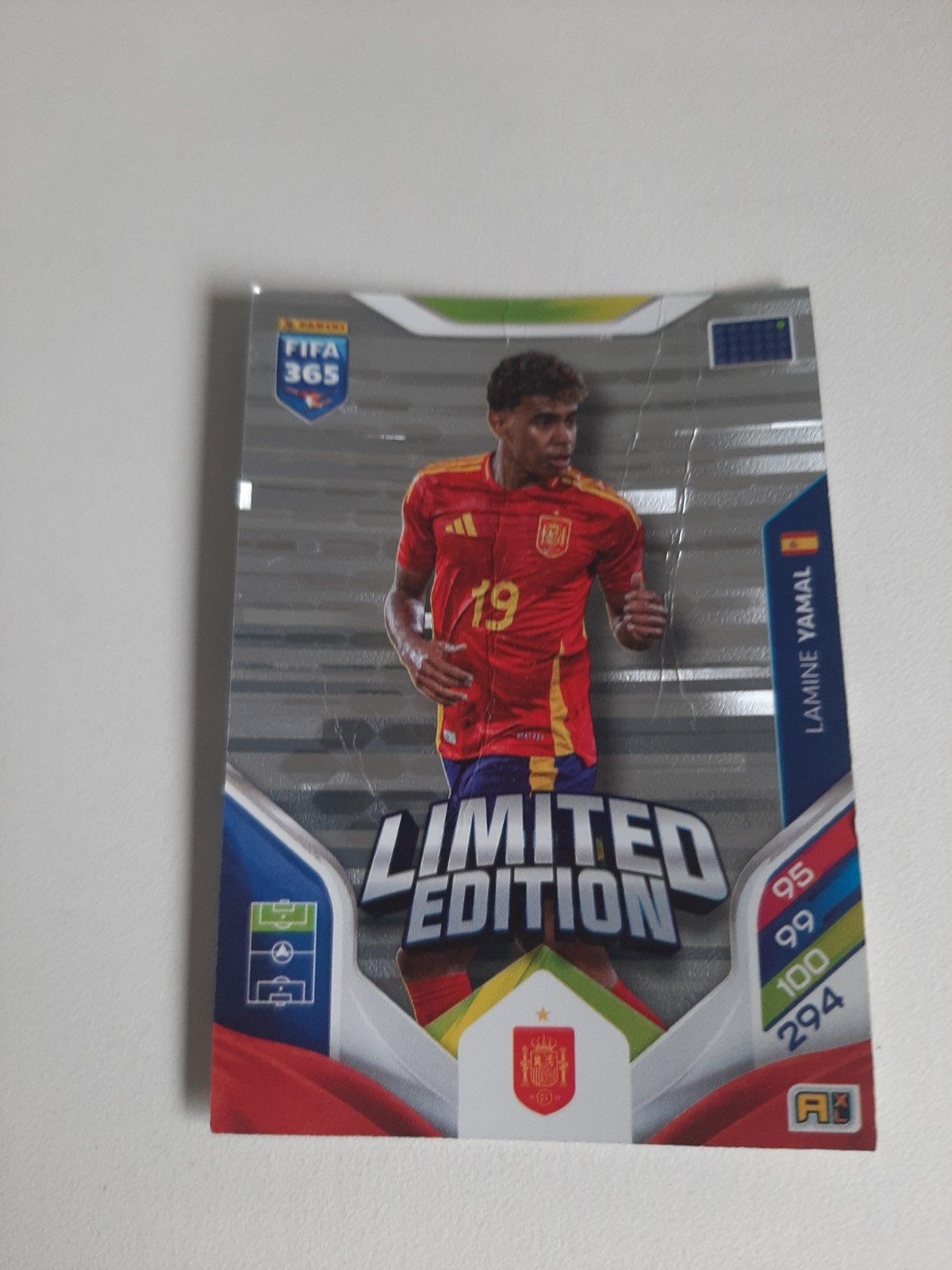 Panini FIFA 365 Adrenalyn XL Lamine Yamal Limited Edition, Ophalen of Verzenden, Zo goed als nieuw, Buitenlandse clubs, Spelerskaart
