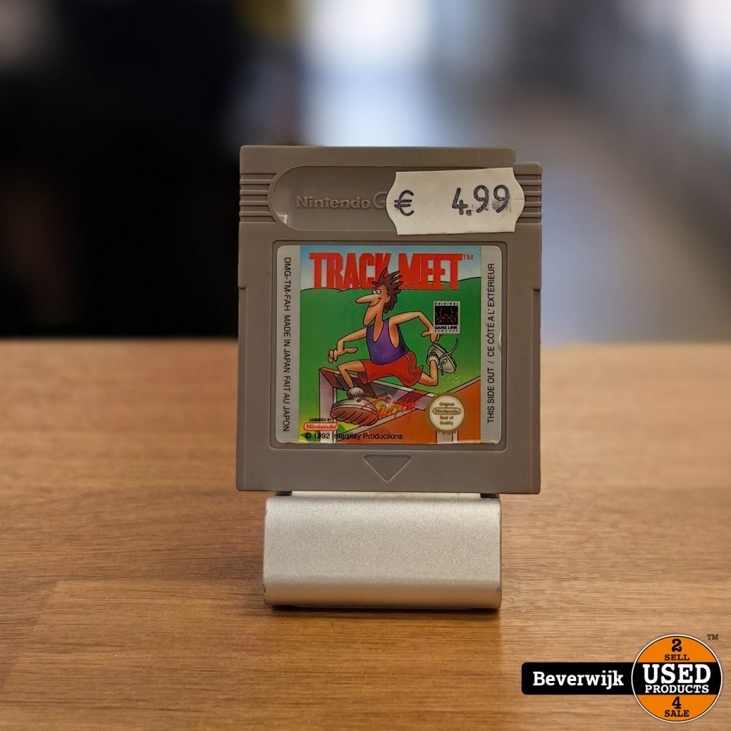 Track Meet - Nintendo Gameboy Game - EX Hoesje, Nintendo, Gebruikt, Support@nintendo.com, 11-1 Hokotate-cho, Kamitoba, Minami-ku
Kyoto 601-8501
Japan