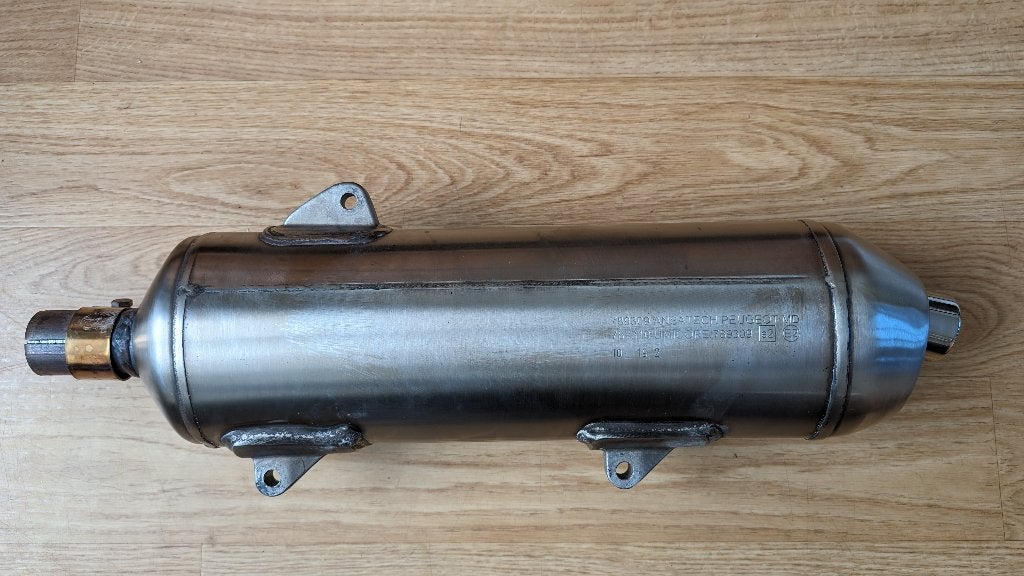 Peugeot Metropolis uitlaat demper, Ophalen, Gebruikt