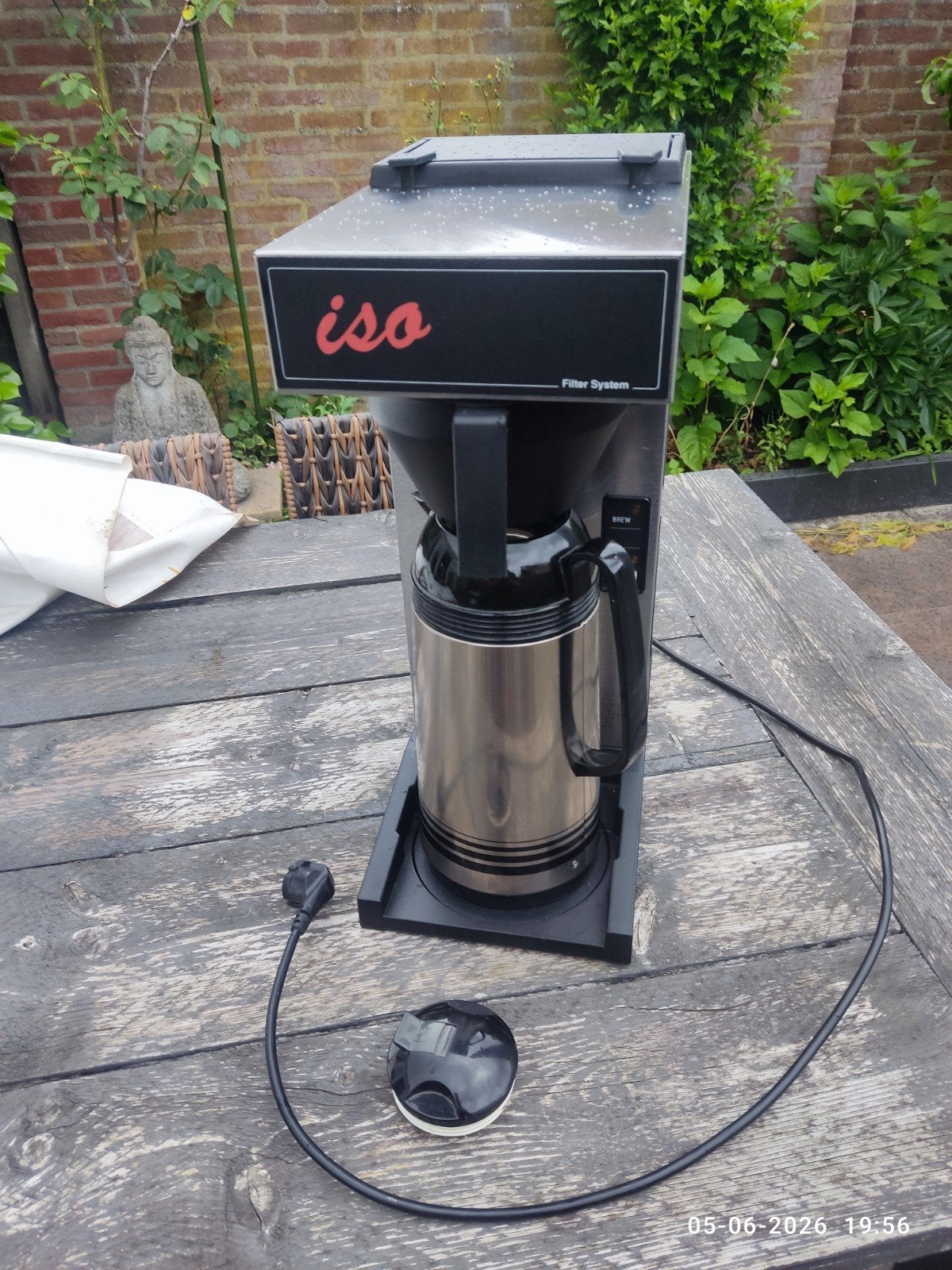 Izgst bravilor iso thermoskan / pompkan koffiezetapparaat, Ophalen of Verzenden, Zo goed als nieuw