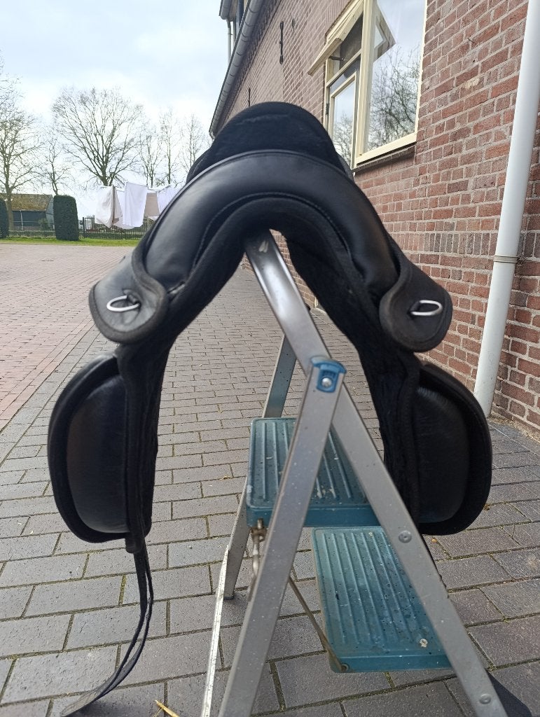 Boomloos zadel Edix Libre, Dieren en Toebehoren, L (17.5 inch), Gebruikt, Dressuur, Ophalen of Verzenden