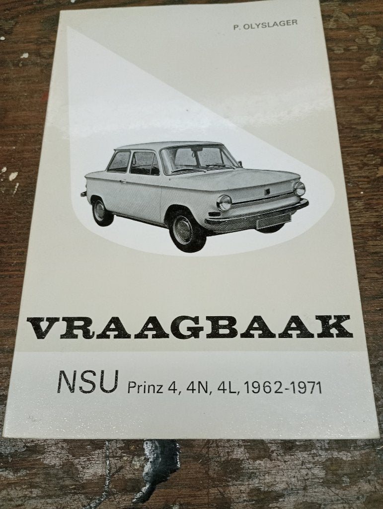 Vraagbaak NSU Prinz 4 _ 4N _ 4L, Ophalen