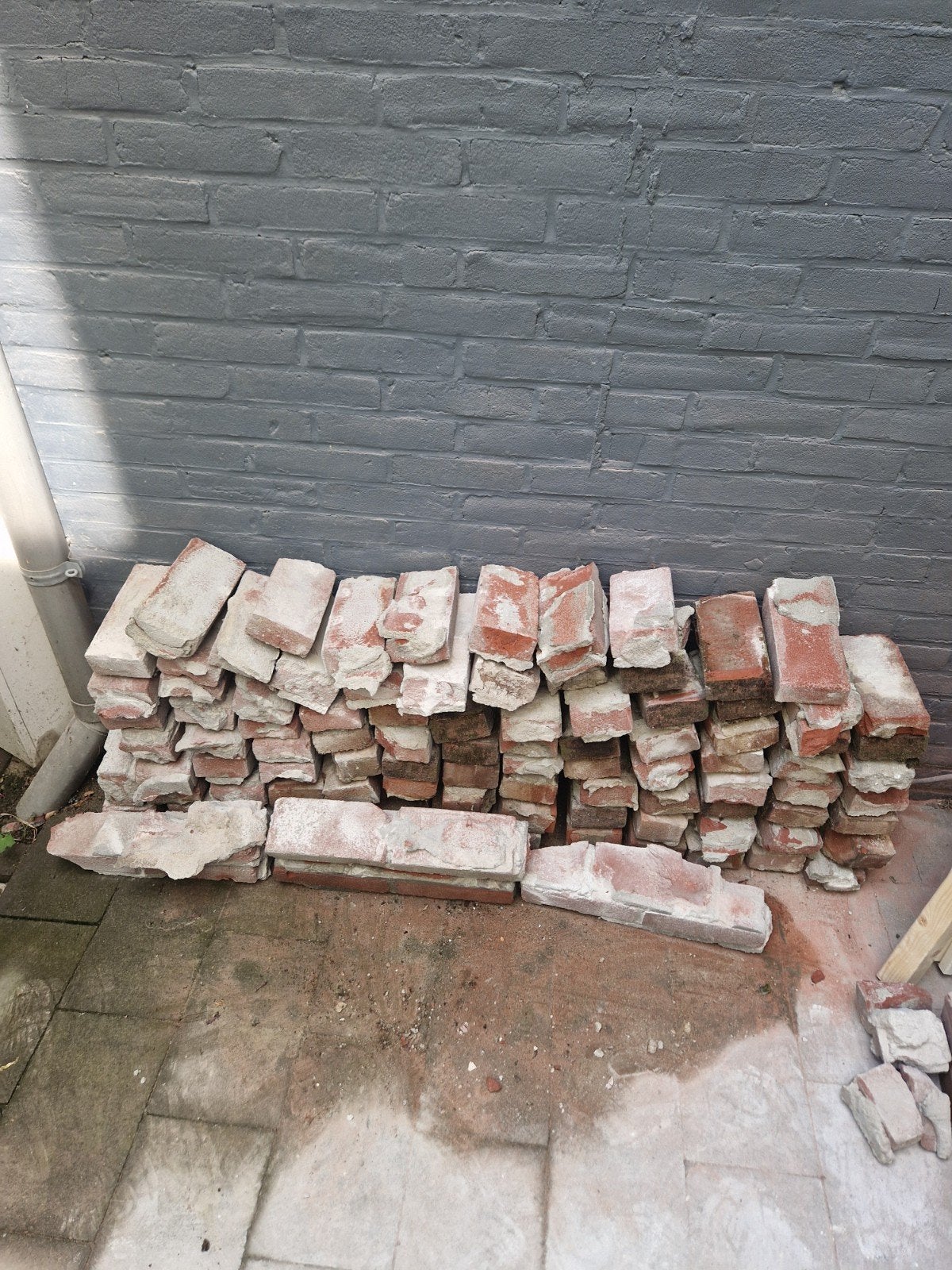 Gevel-/Baksteen, Doe-het-zelf en Verbouw, Metselstenen, Ophalen, Gebruikt, Bakstenen