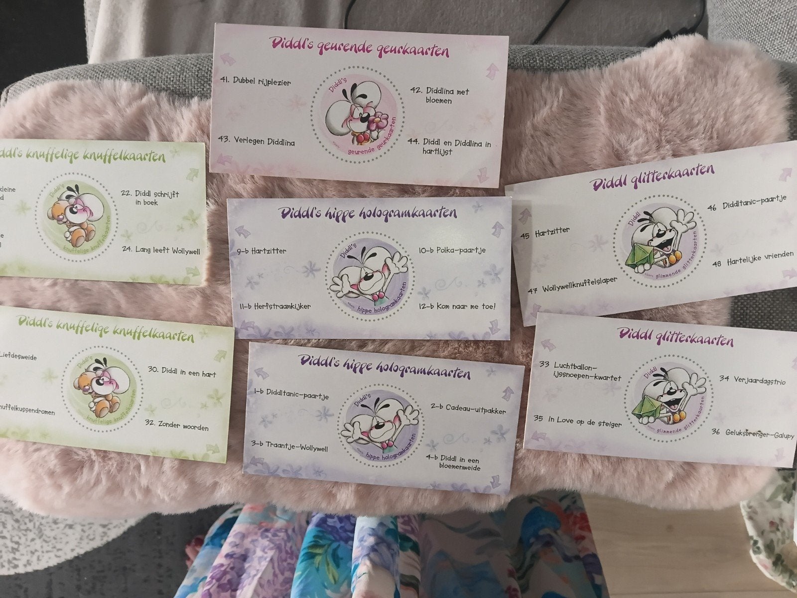 Diddl's glitter geurende hologram & knuffel kaarten, Ophalen of Verzenden, Nieuw, Knuffel