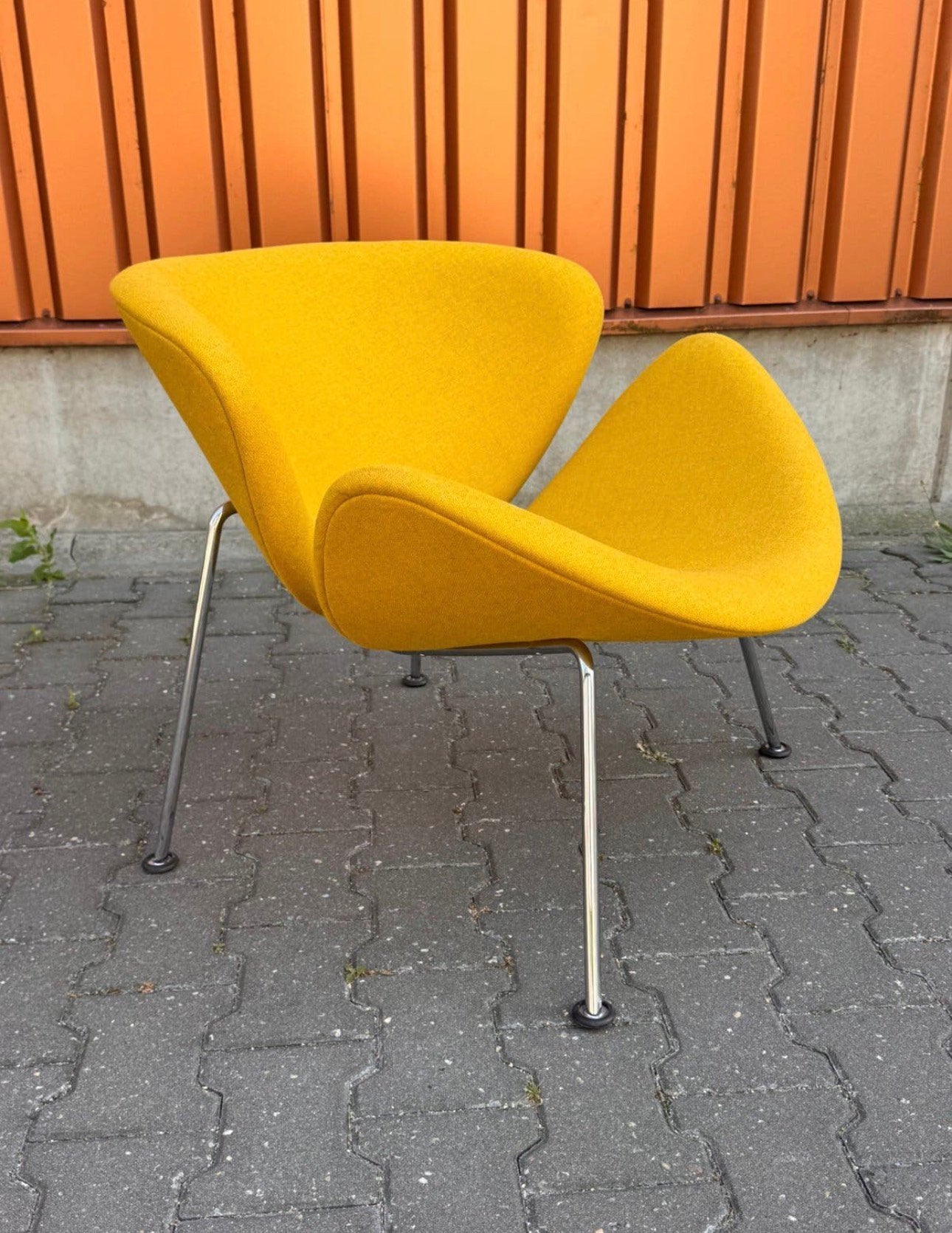 Artifort Orange Slice fauteuil F437 - Pierre Paulin, Ophalen, Luxe design, 75 tot 100 cm, Zo goed als nieuw