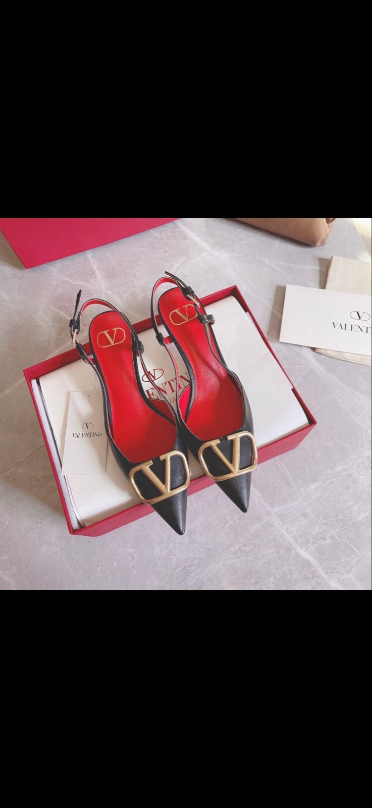 Slingback hakken, Ophalen, Pumps, Zwart, Nieuw