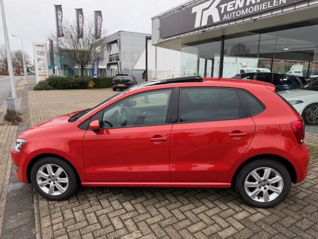 Volkswagen Polo 1.4 Highline 63KW Pano/airco/cruise/pdc, Auto's, Voorwielaandrijving, Gebruikt, Zwart, Handgeschakeld
