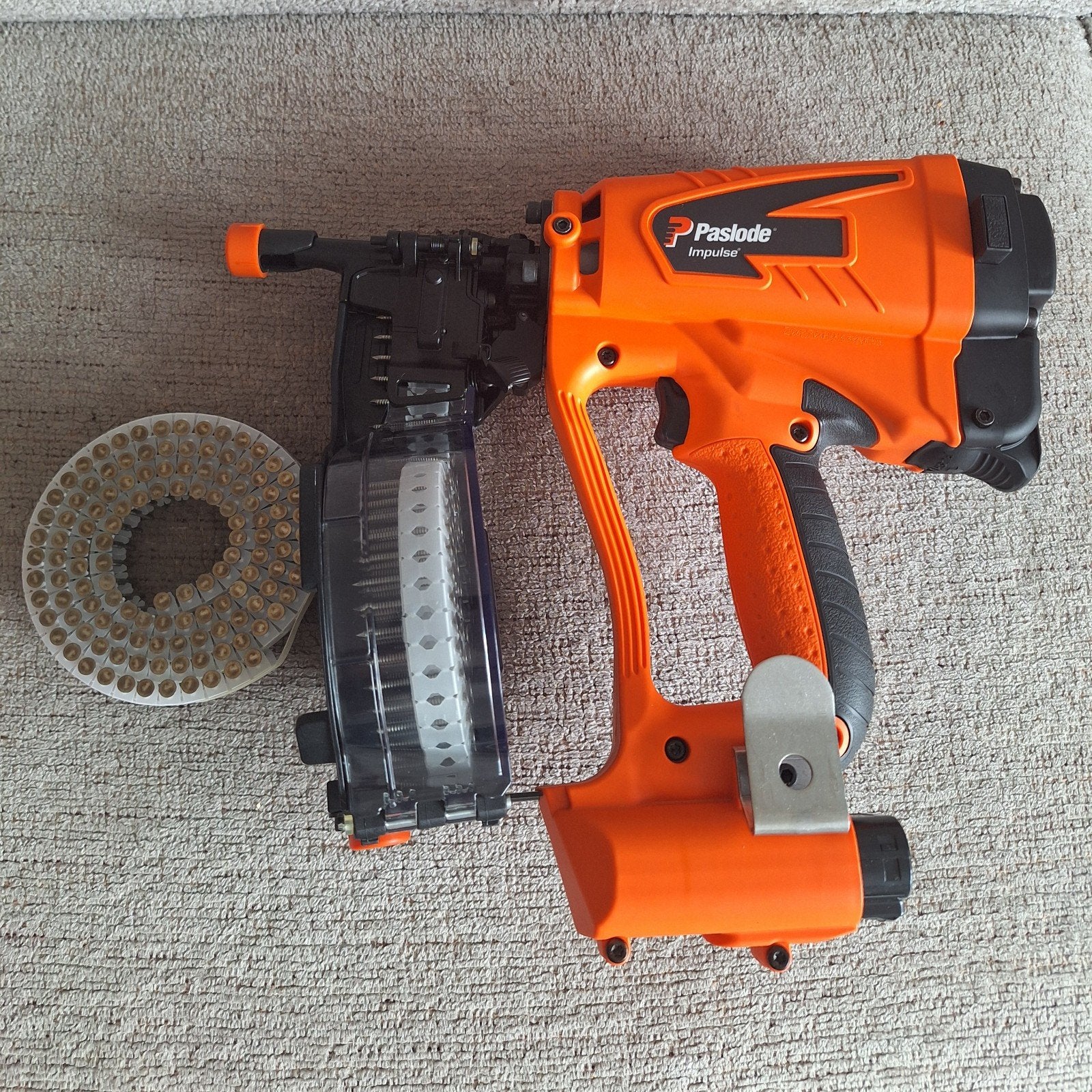 Paslode IM45  GN Lithium *nieuw in koffer, Ophalen, Nieuw, Tacker/nietmachine