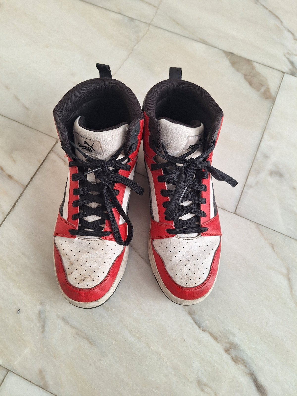 Puma Rebound Joy Sneakers Maat 39 Rood Wit Zwart, Ophalen of Verzenden, Gebruikt