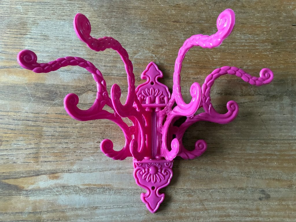 Roze kunststof plastic kapstok wandkapstok, Huis en Inrichting, Woonaccessoires | Kapstokken, Wandkapstok, Kunststof, Ophalen of Verzenden