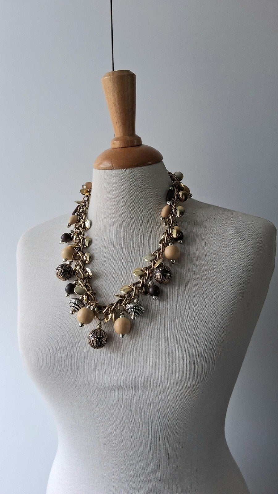 Braccialini ketting met bedels, Gebruikt, Ophalen of Verzenden, Goud, Overige materialen