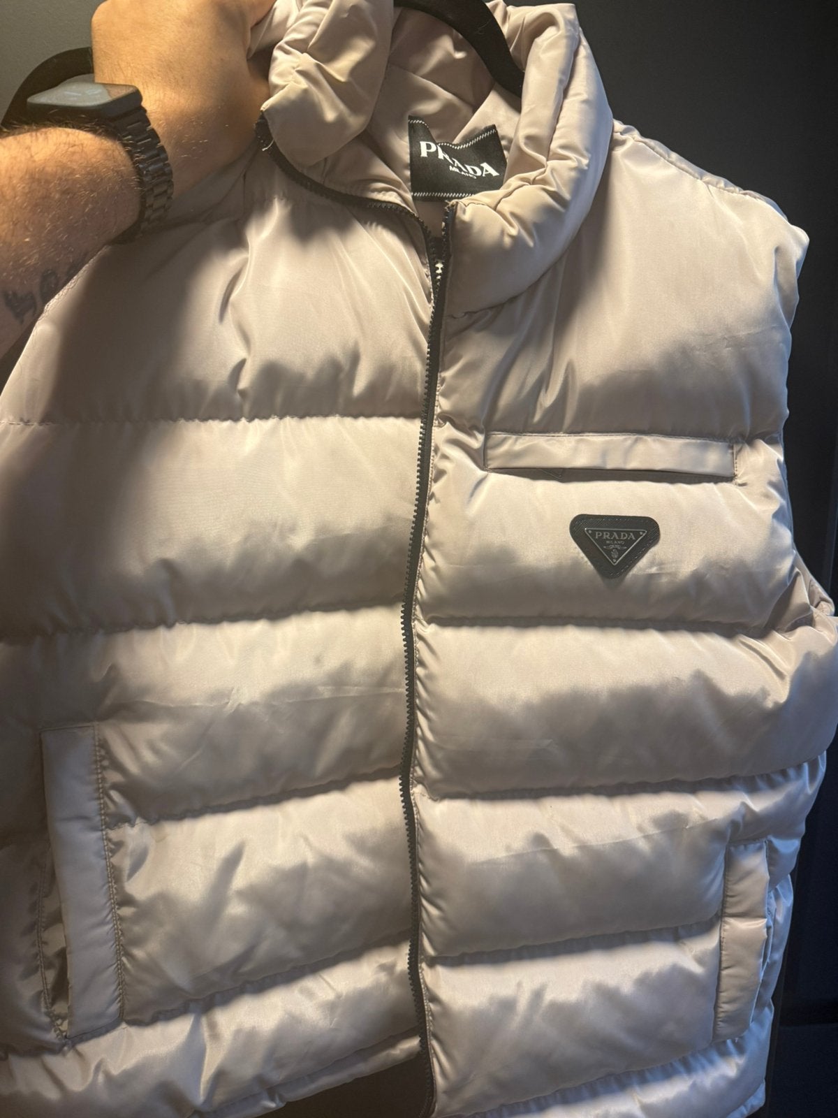Bodywarmer Prada maat L, Kleding | Heren, Ophalen, Zwart