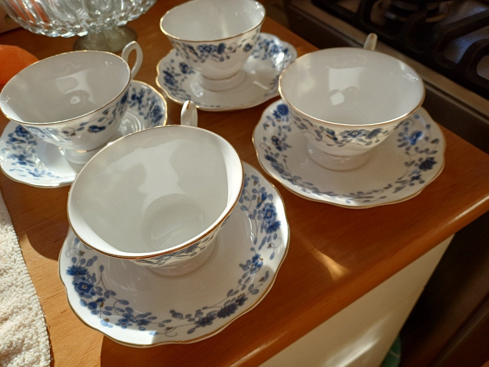 Set van 4 Williams en Roberts kop en schotel, Ophalen of Verzenden