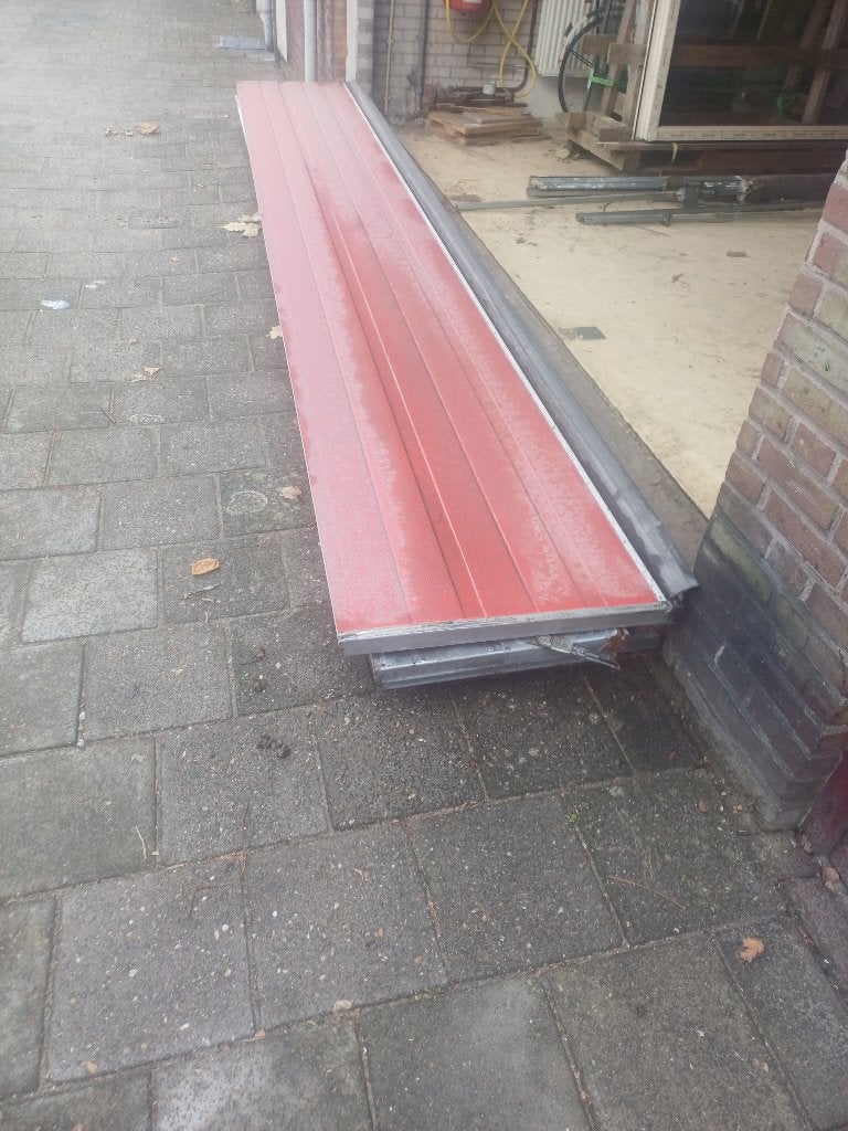 Delen sectionale garagedeur, Ophalen, Gebruikt, Garagedeur, 120 cm of meer