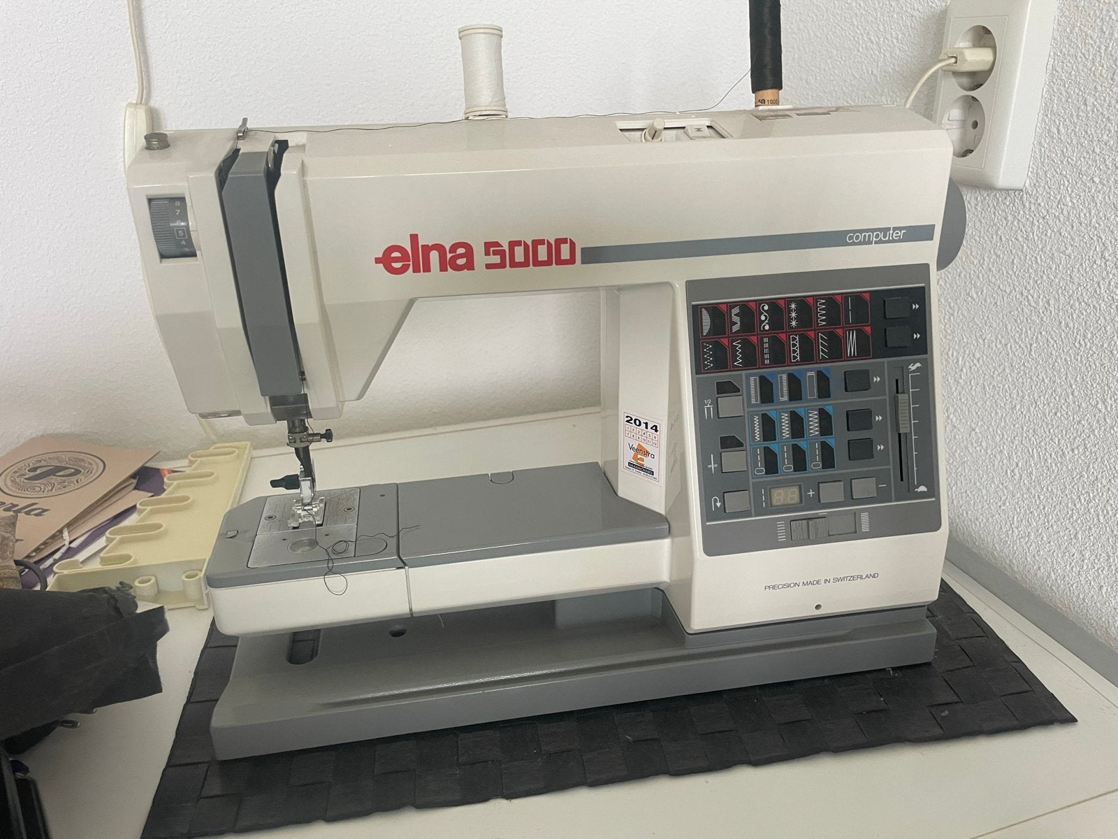 Elna 5000 Computer Naaimachine - Zwitserse precisie, Ophalen of Verzenden, Gebruikt, Naaimachine, Overige merken