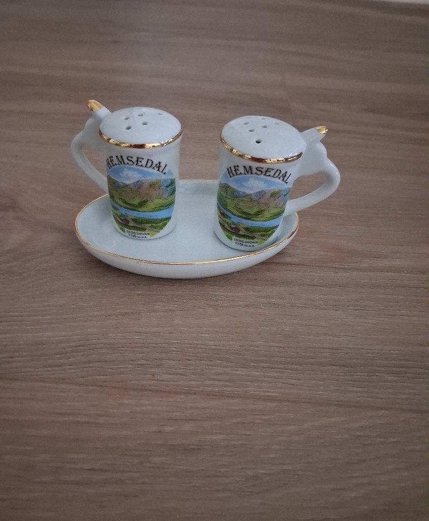 Peper en zoutstel uit Hemsedal, Noorwegen, Ophalen of Verzenden