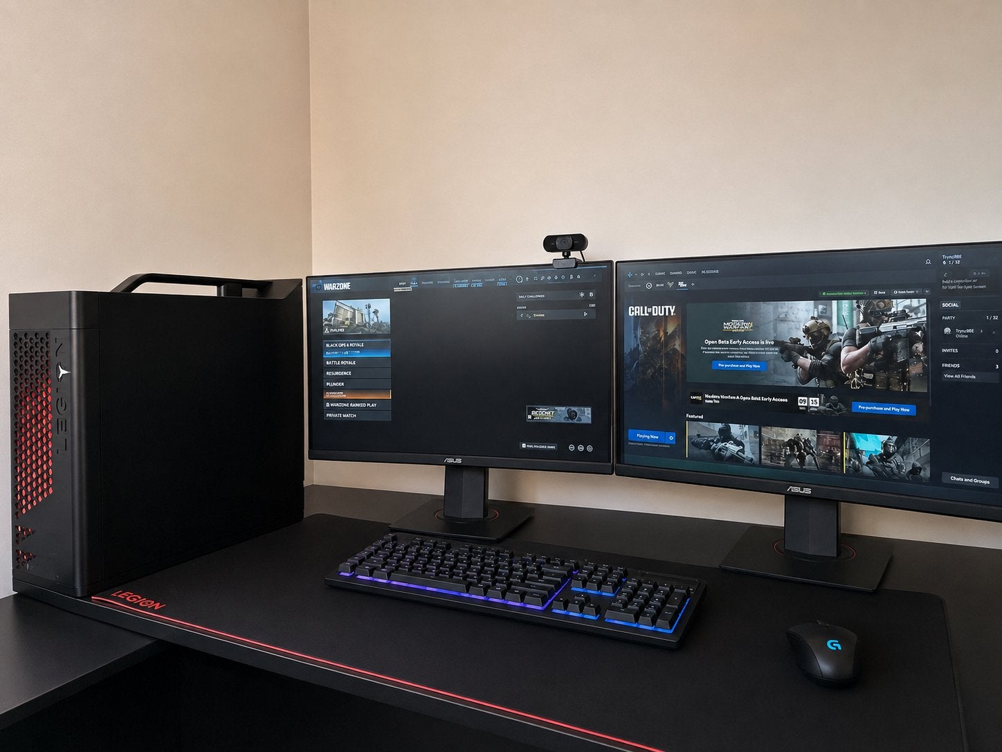 Lenovo Legion Gaming Desktop PC, Ophalen of Verzenden, Zo goed als nieuw, Gaming, SSD