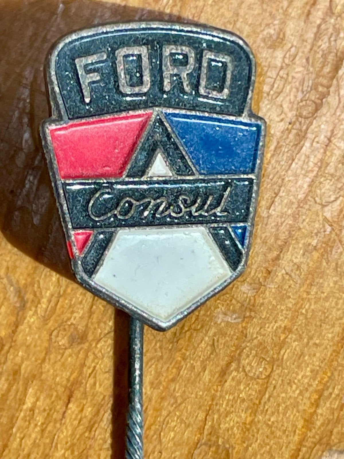 Vintage Ford Consul reversspeldje, Ophalen of Verzenden, Gebruikt, Auto's