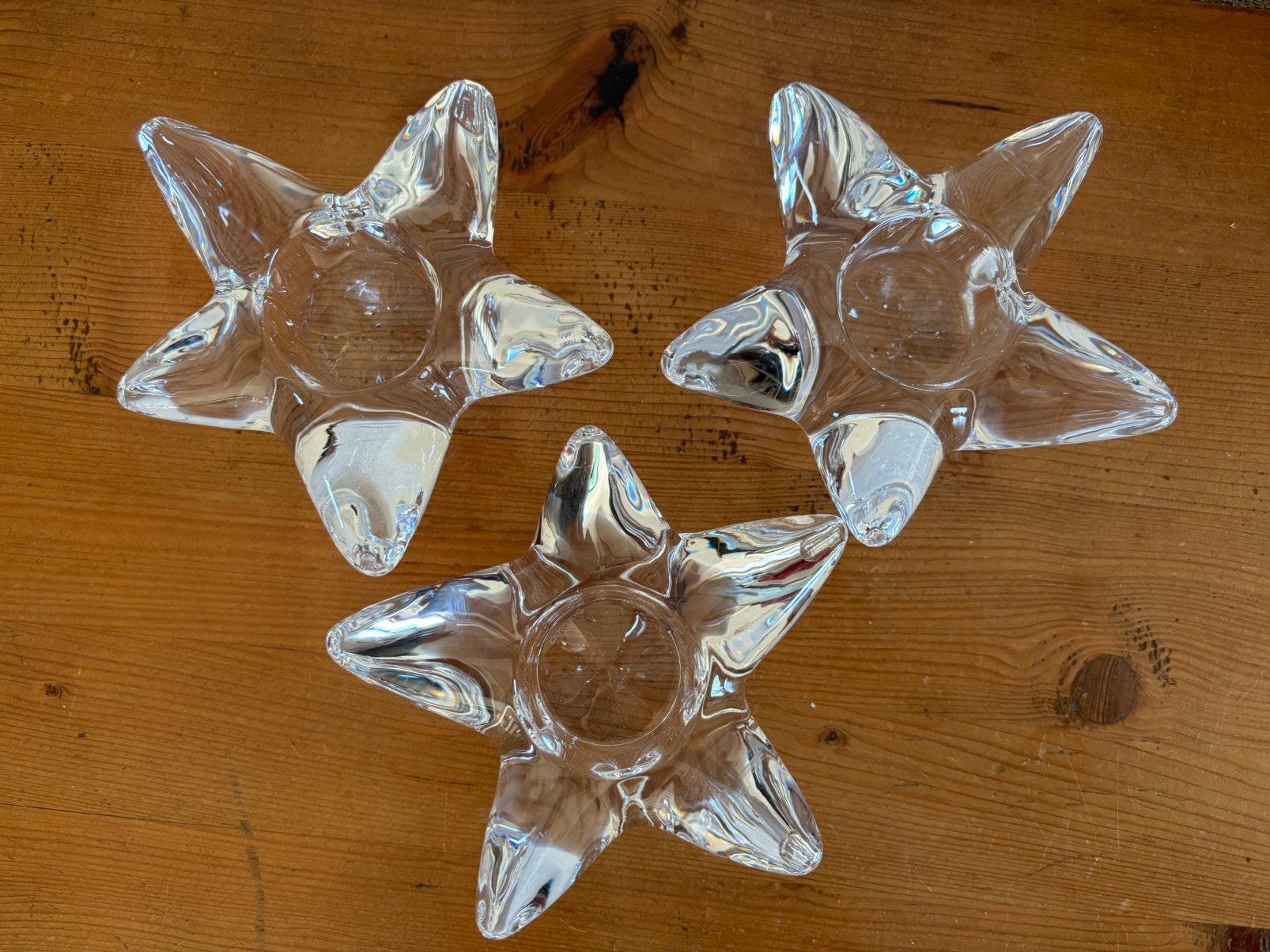Orrefors starfish kandelaars, Ophalen of Verzenden, Zo goed als nieuw