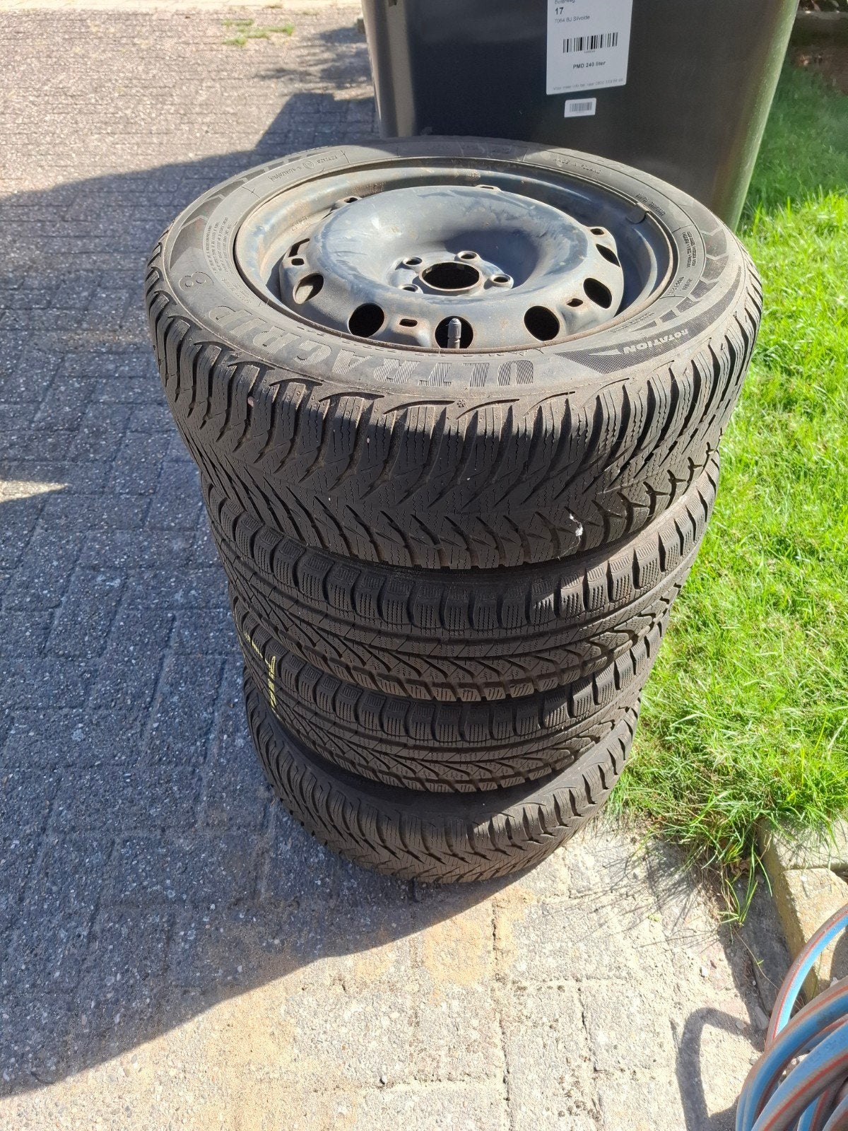 winterbanden Volkseagen Polo, Ophalen, Gebruikt