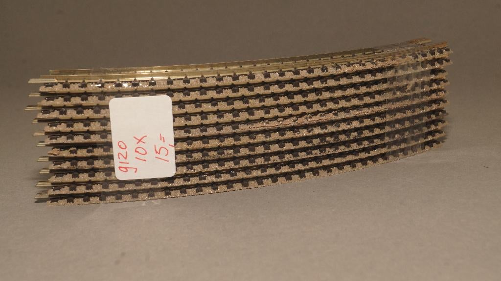 Fleischmann gebogen rails 9120 nieuwstaat 10x, Gelijkstroom, Fleischmann, Nieuw, Rails