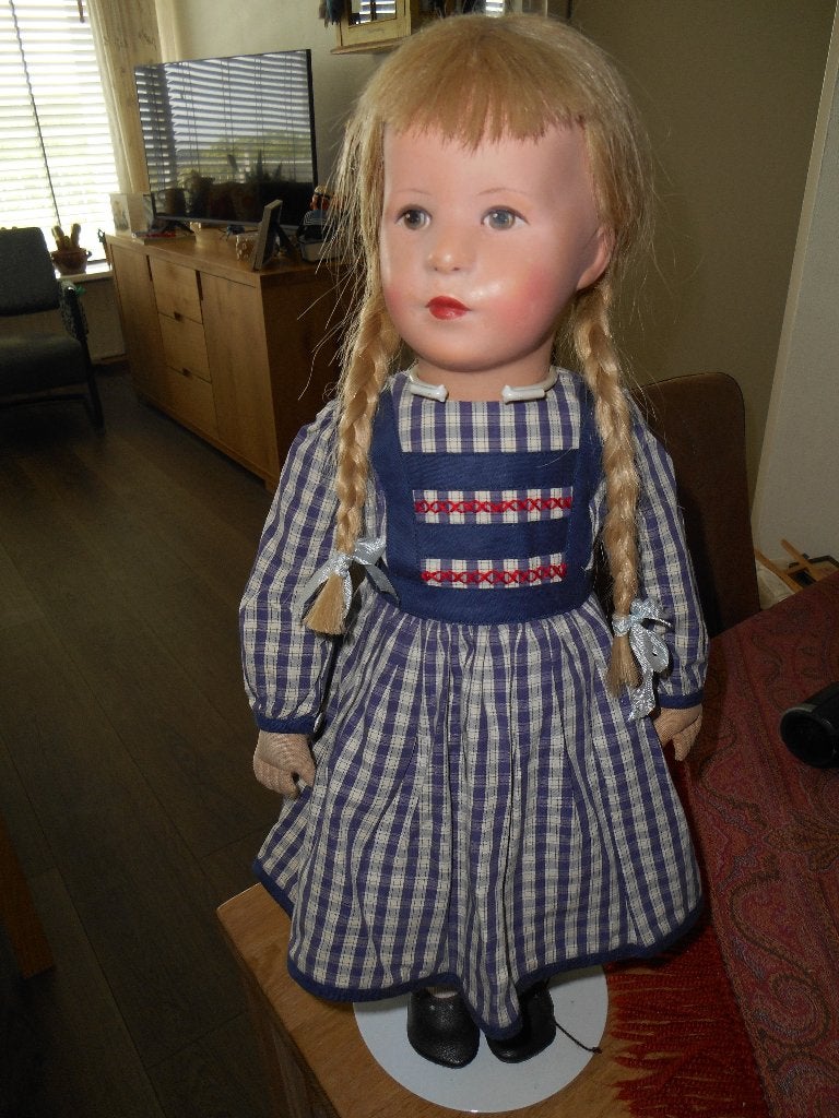 antieke mooie kathe kruse pop 43 cm, Ophalen of Verzenden