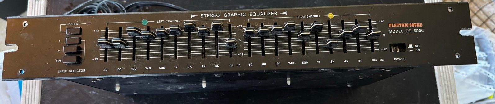 Electric Sound Equalizer - Stereo Graphic Equalizer, Overige merken, Gebruikt, Ophalen of Verzenden, 120 watt of meer