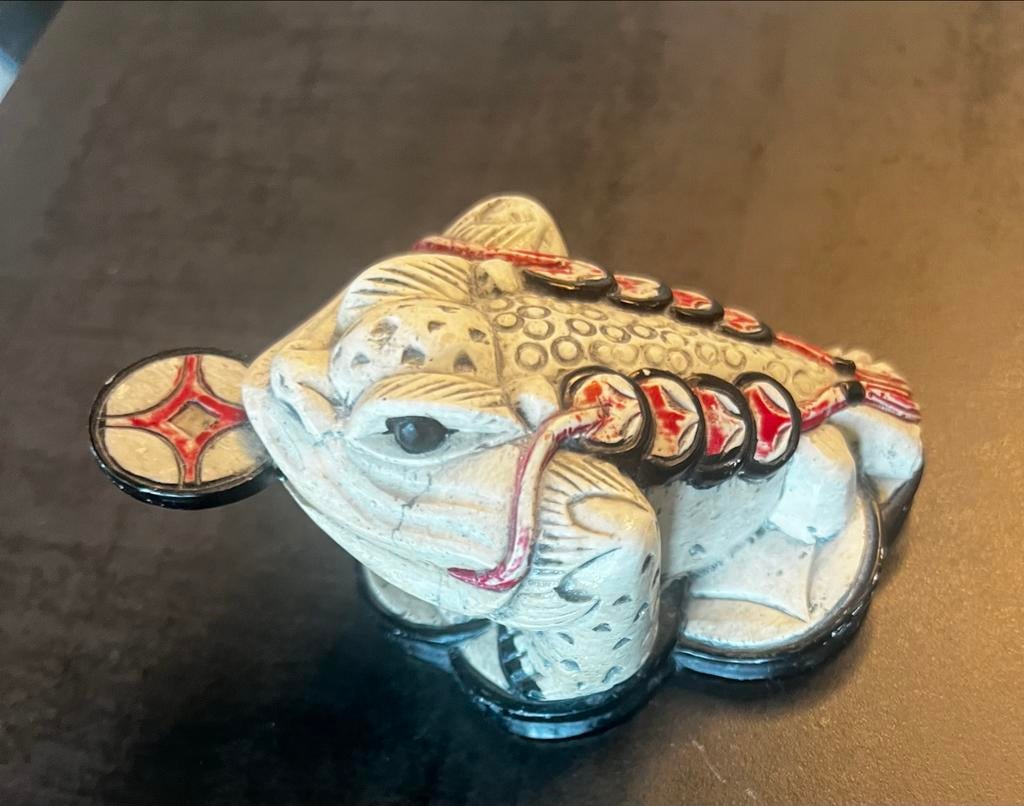 Decoratieve Kikker voor de Verzamelaar, Ophalen of Verzenden, Gebruikt, Reptiel of Amfibie, Beeldje of Figuurtje
