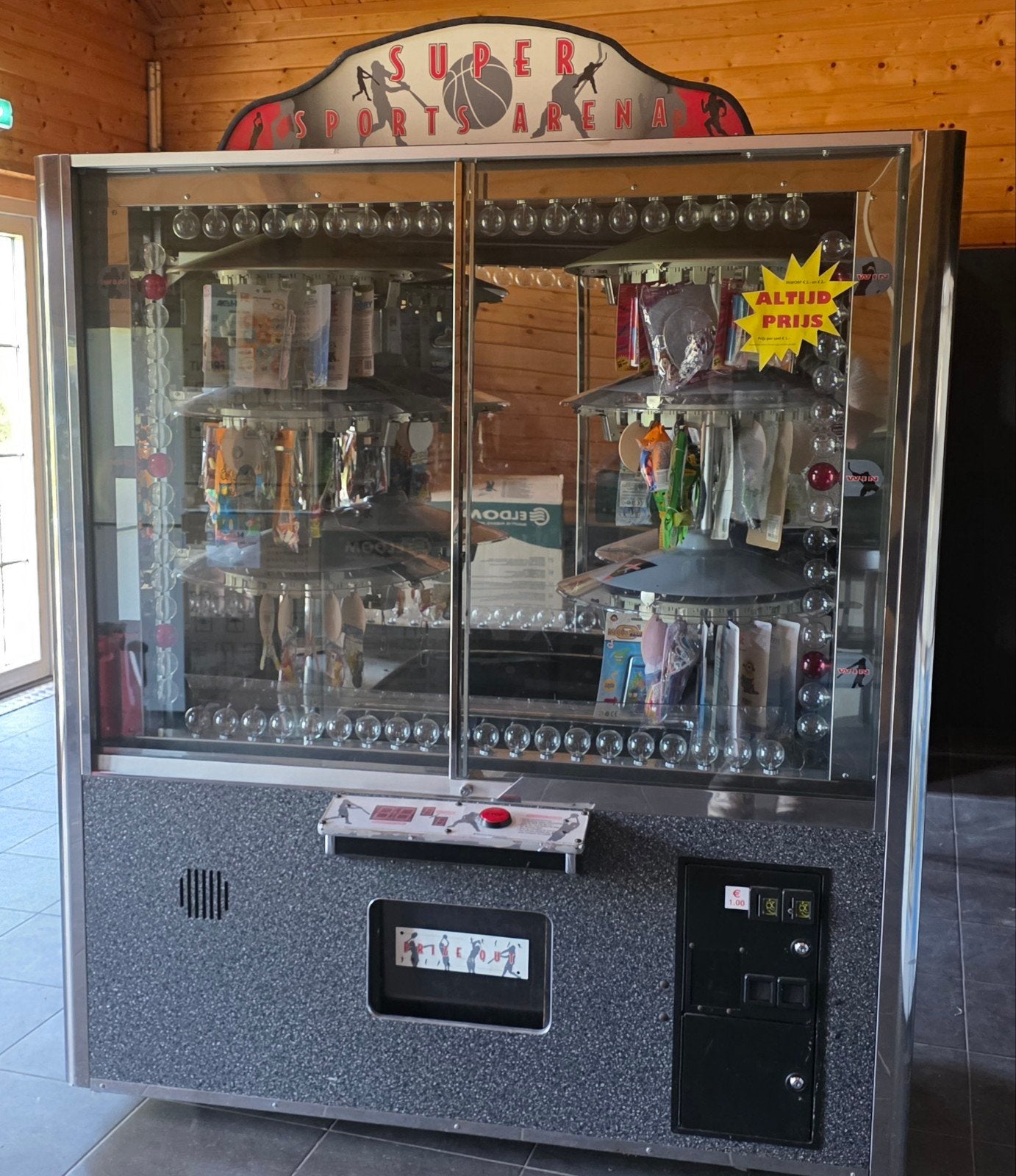 Sammy Super Sports Arena – Werkende Kermis/Prijzenautomaat, Verzamelen, Automaten | Overige, Gebruikt, Ophalen