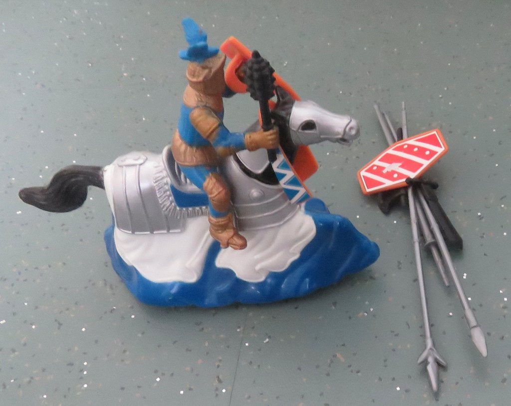 Speelgoed ridder te paard, Ophalen of Verzenden, Gebruikt
