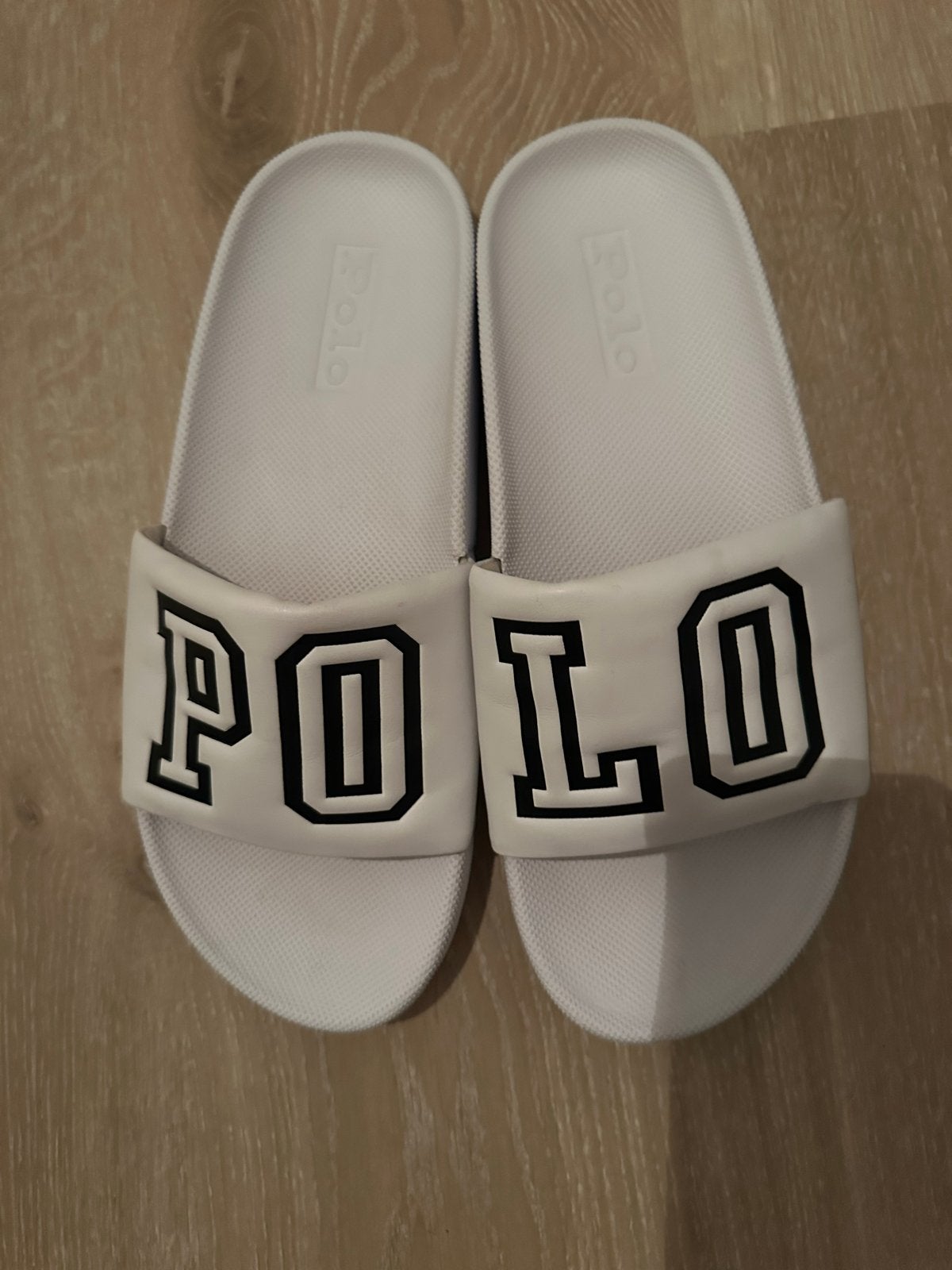 Ralph Polo witte slippers maat 38, Slippers, Wit, Ophalen of Verzenden, Zo goed als nieuw