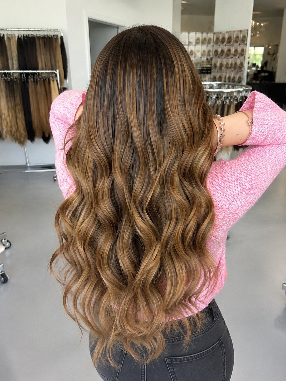 Clip In Hair Extensions Hairextensions Haarverlenging €48, Ophalen of Verzenden, Nieuw, Pruik of Haarverlenging