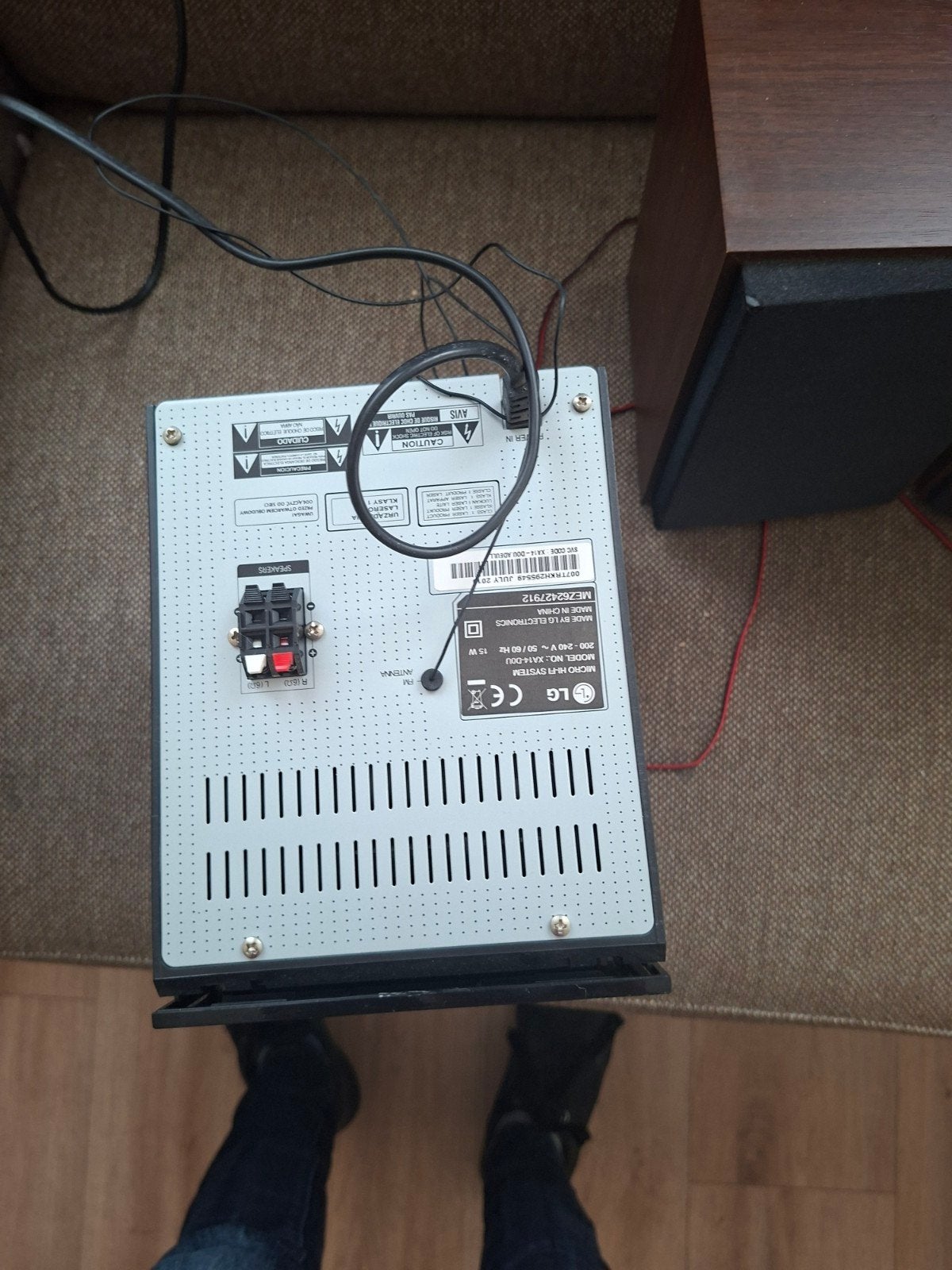 LG Micro Hifi Systeem met speakers, Overige merken, Gebruikt, Tuner of Radio, Ophalen of Verzenden