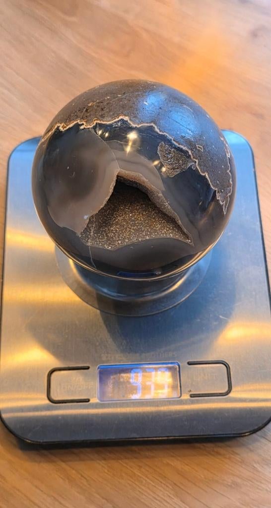 Agaat geode bol, Ophalen of Verzenden, Mineraal
