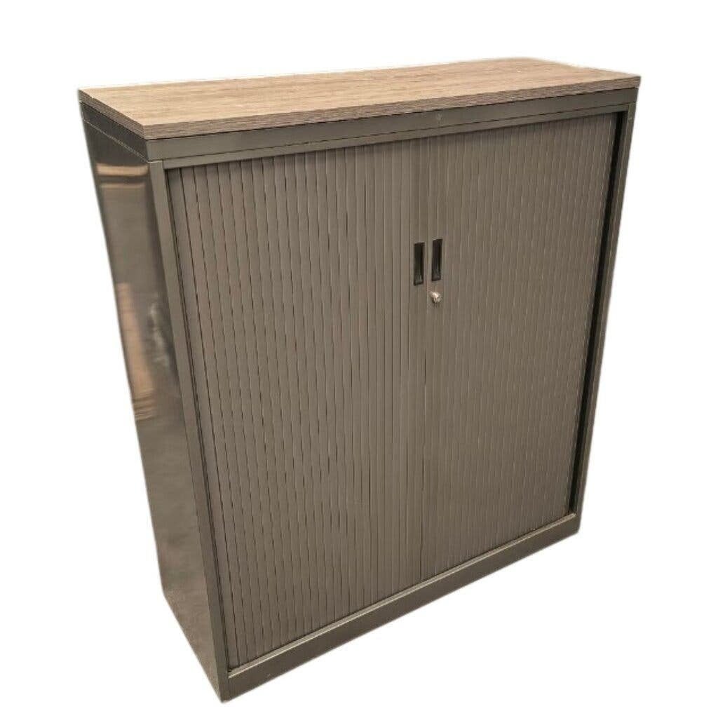 Schaffenburg Roldeurkast Antraciet H139xB120xD45 Nieuw Top, 100 tot 150 cm, 100 tot 150 cm, Nieuw, Ophalen of Verzenden