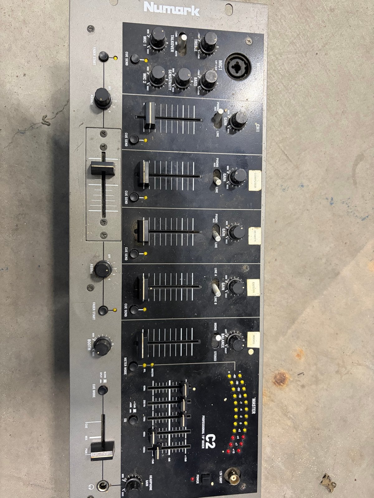 Numark C3 Professionele DJ Mengpaneel - 5 Kanalen, Muziek en Instrumenten, Mengpanelen, Ophalen of Verzenden, Gebruikt, 5 tot 10 kanalen