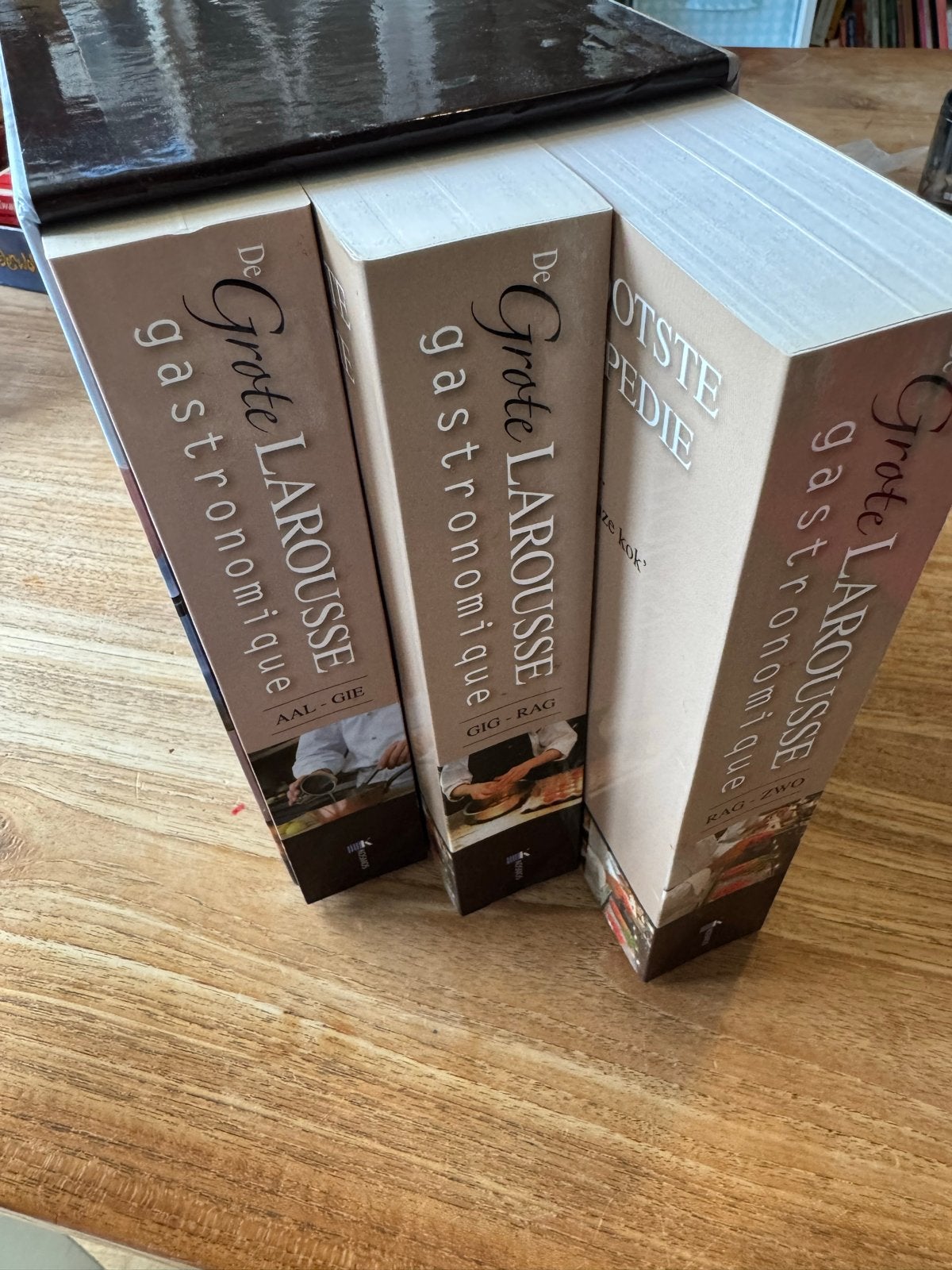 3-delige kookboekenserie Larousse Gastronomique, Boeken, Gezond koken, Nieuw, Frankrijk, Tapas, Hapjes en Dim Sum