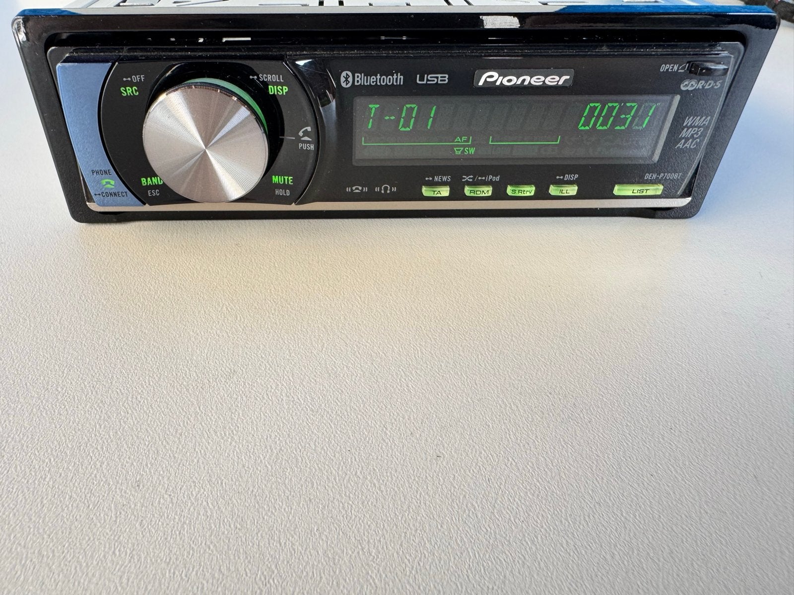 Pioneer DEH-P700BT autoradio met Bluetooth en USB, Ophalen of Verzenden, Zo goed als nieuw