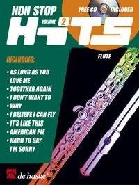 Flute-intermediate--Non stop hits 2 + cd, Muziek en Instrumenten, Bladmuziek, Gebruikt, Dwarsfluit of Piccolo, Ophalen of Verzenden