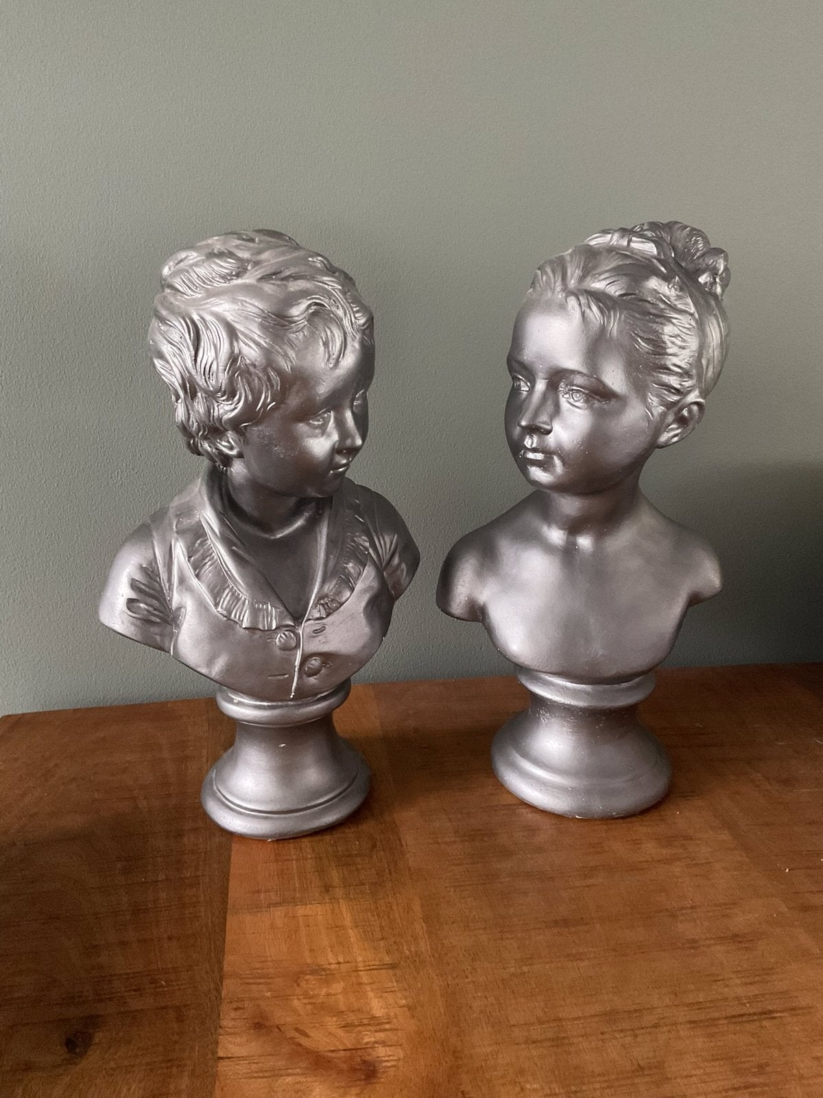 Borstbeeld jongen en meisje, Huis en Inrichting, Ophalen, Zo goed als nieuw