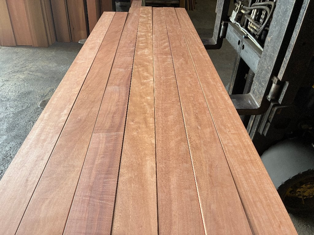 vlonderplanken-planken-schutting-Hardhout-Mukulungu-21x138mm, Ophalen, Nieuw, Hout