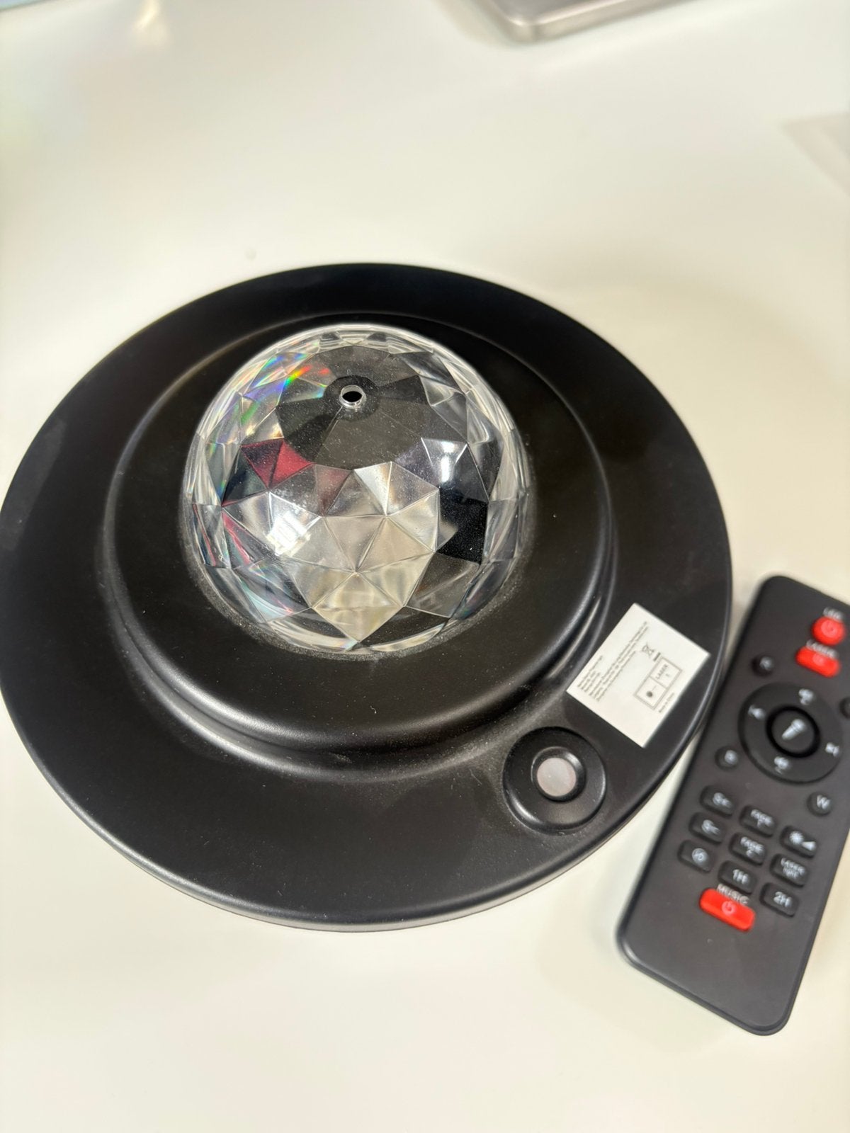 Galaxy Projector, Sterrenhemel, Bluetooth, Afstandsbediening, Huis en Inrichting, Ophalen of Verzenden, Zo goed als nieuw, Metaal of Aluminium