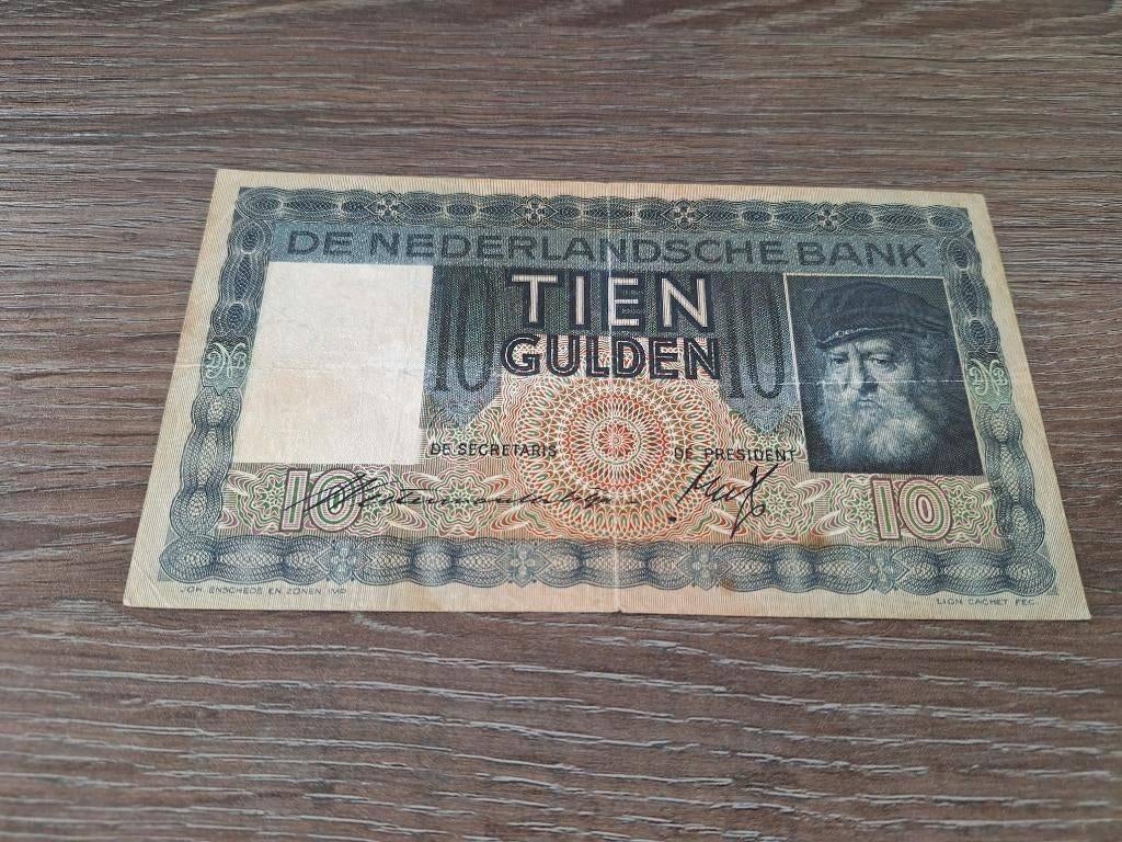Biljet 10 gulden Grijsaard, 1936, Ophalen of Verzenden, 10 gulden