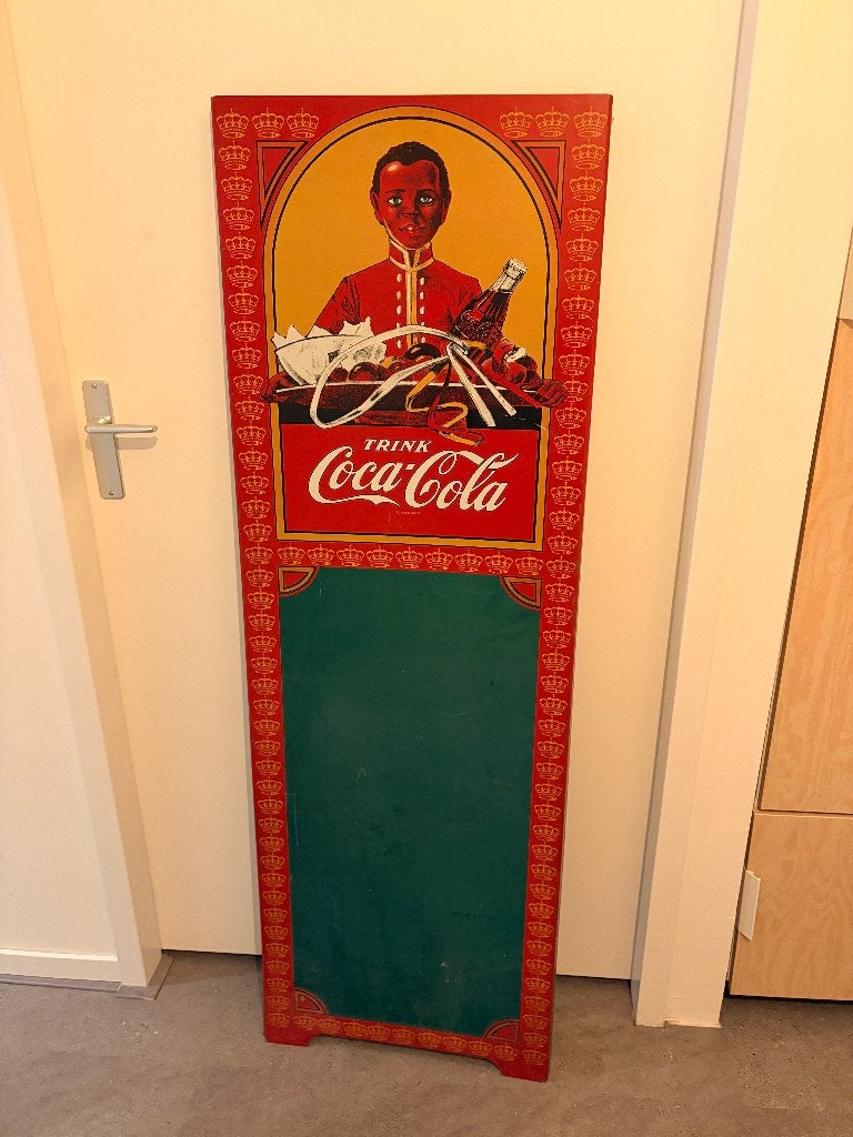 Coca Cola reclamebord restaurant, jaren '60?, Ophalen, Gebruikt, Reclamebord