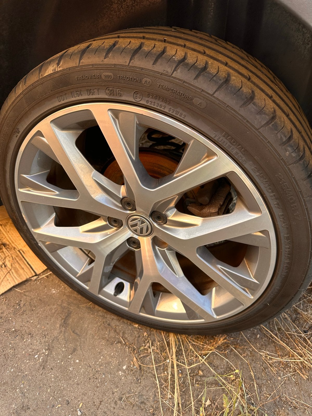 Sportvelgen met banden voor Polo Cross 17 inch, Auto-onderdelen, Banden en Velgen, Banden en Velgen, 17 inch, Ophalen of Verzenden