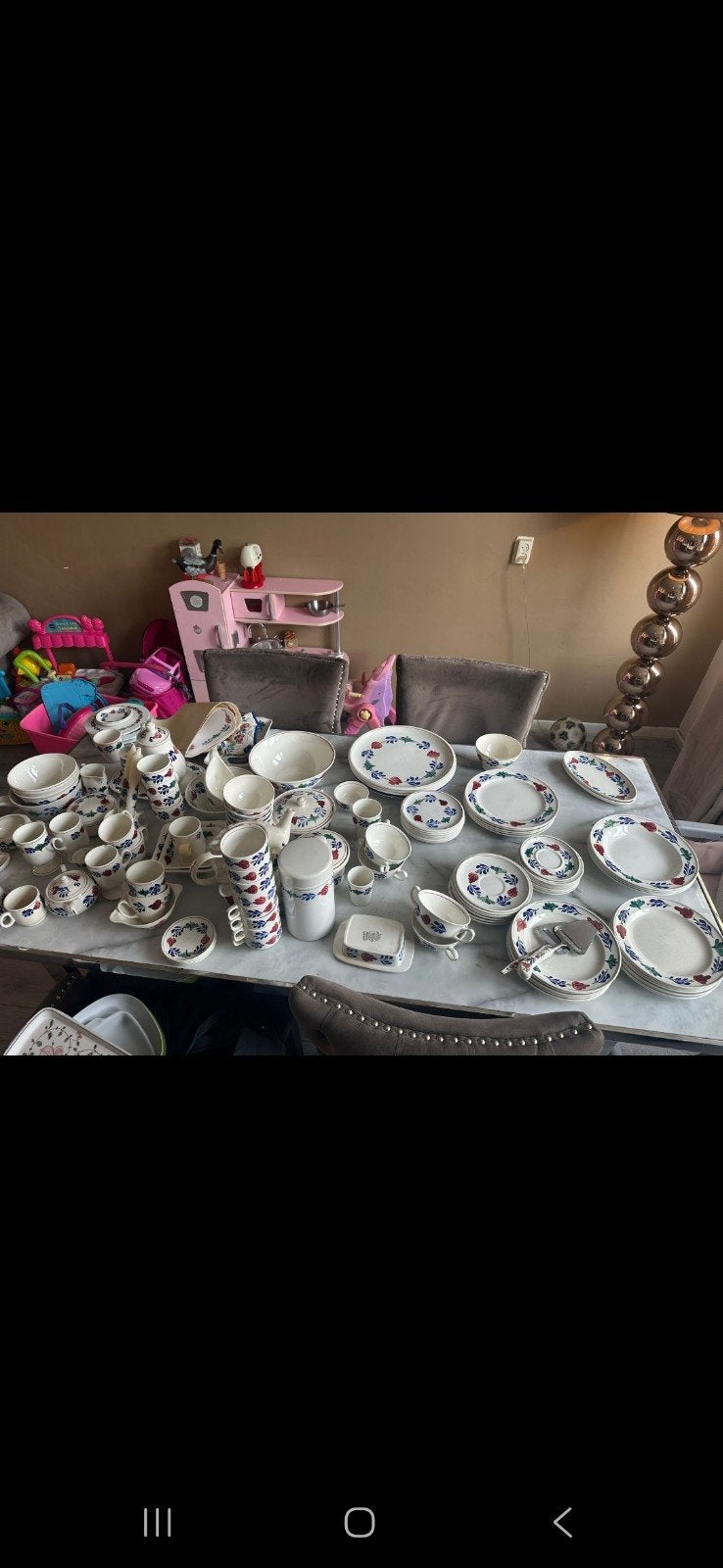 Boerenbont servies - zo goed als nieuw, Huis en Inrichting, Keuken | Servies, Ophalen of Verzenden, Zo goed als nieuw, Aardewerk